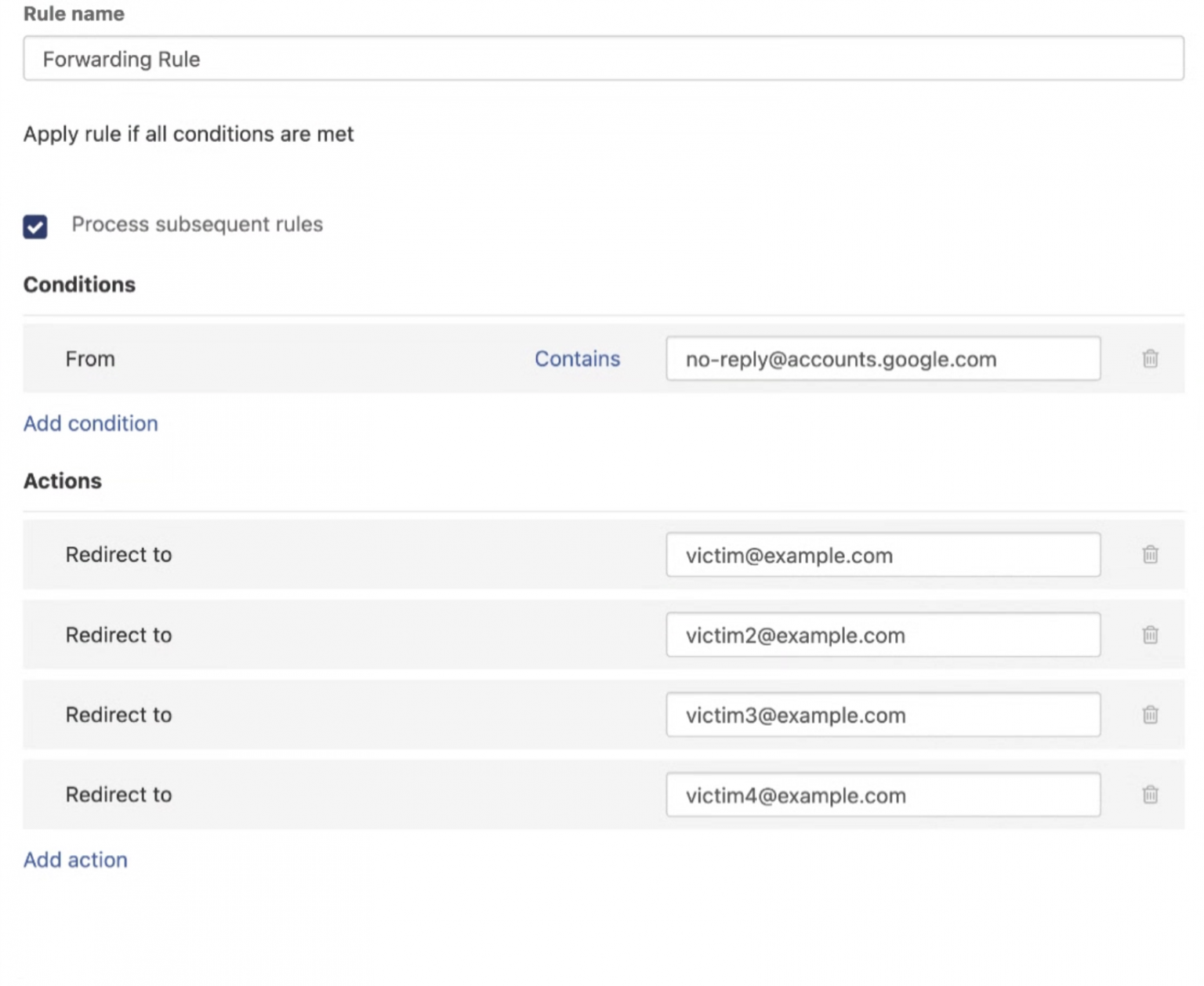 Google spoofed via dkim replay attack easydmarc